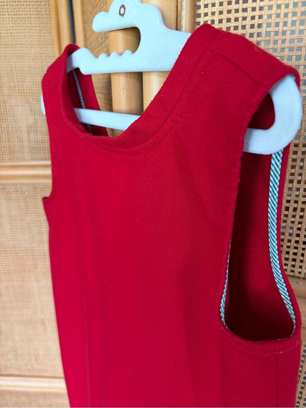 Vineyard Vines Little Girl Ruffle Hem Dress Size S 7-8 Preppy Americana - Picture 5 of 10